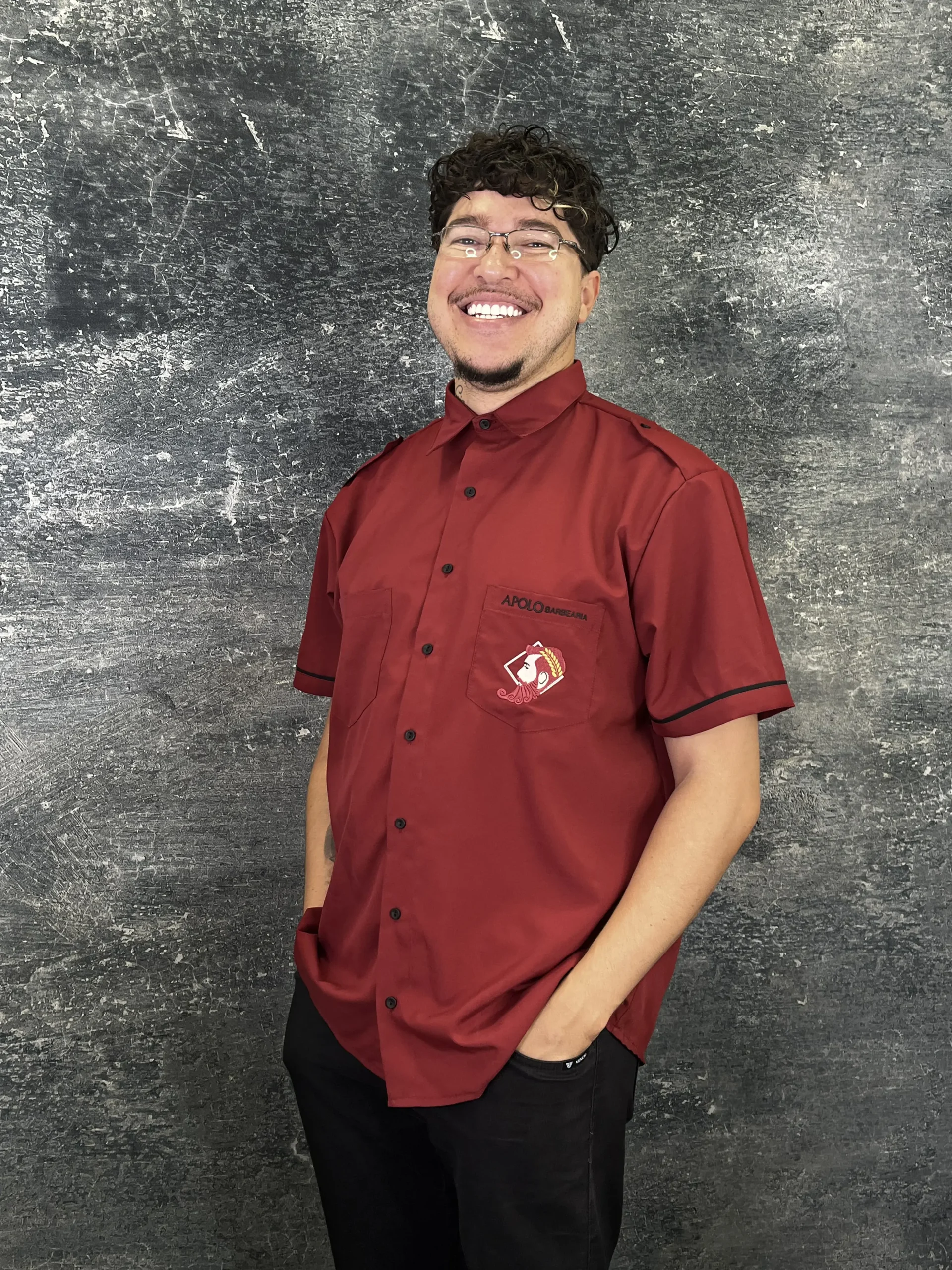 Wilson, barbeiro da Apolo Barbearia